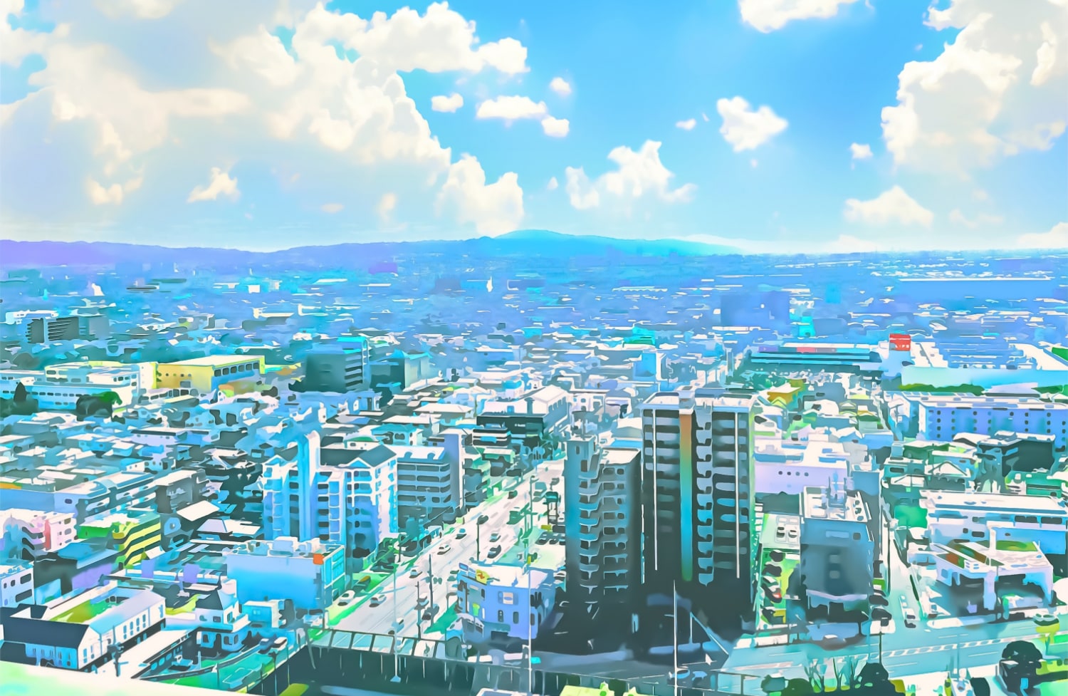都市の背景